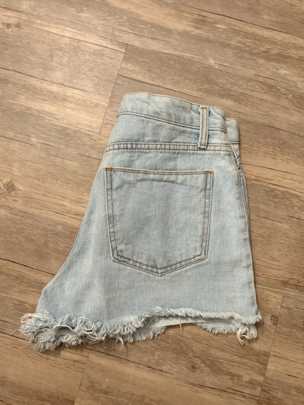 Light Wash Denim Shorts